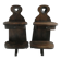 Pair of bedside tables, mountain folk art, circa 1960