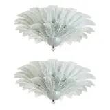 Venetian Murano Glass Flush Mounts from Simoeng, Set of 2