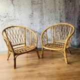 Rattan lounge