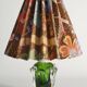 Green Glass Table Lamp Börne Augustsson, Åseda, 1950s