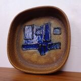 Glazed Lava Ceramic Bowl from Scheurich, Germany, 1970s