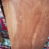 Round table in oak tapered feet with extension cords