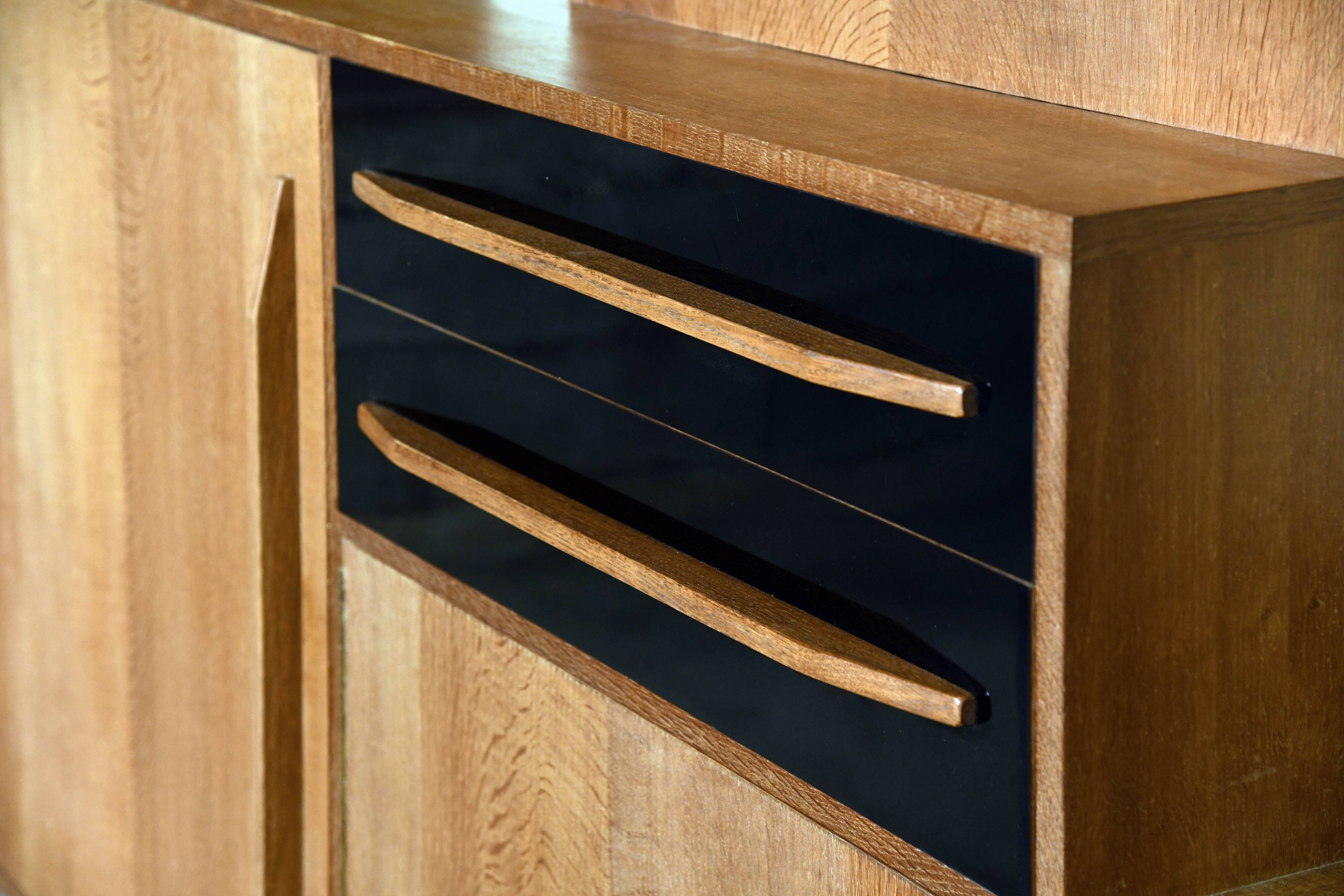 Oak high sideboard