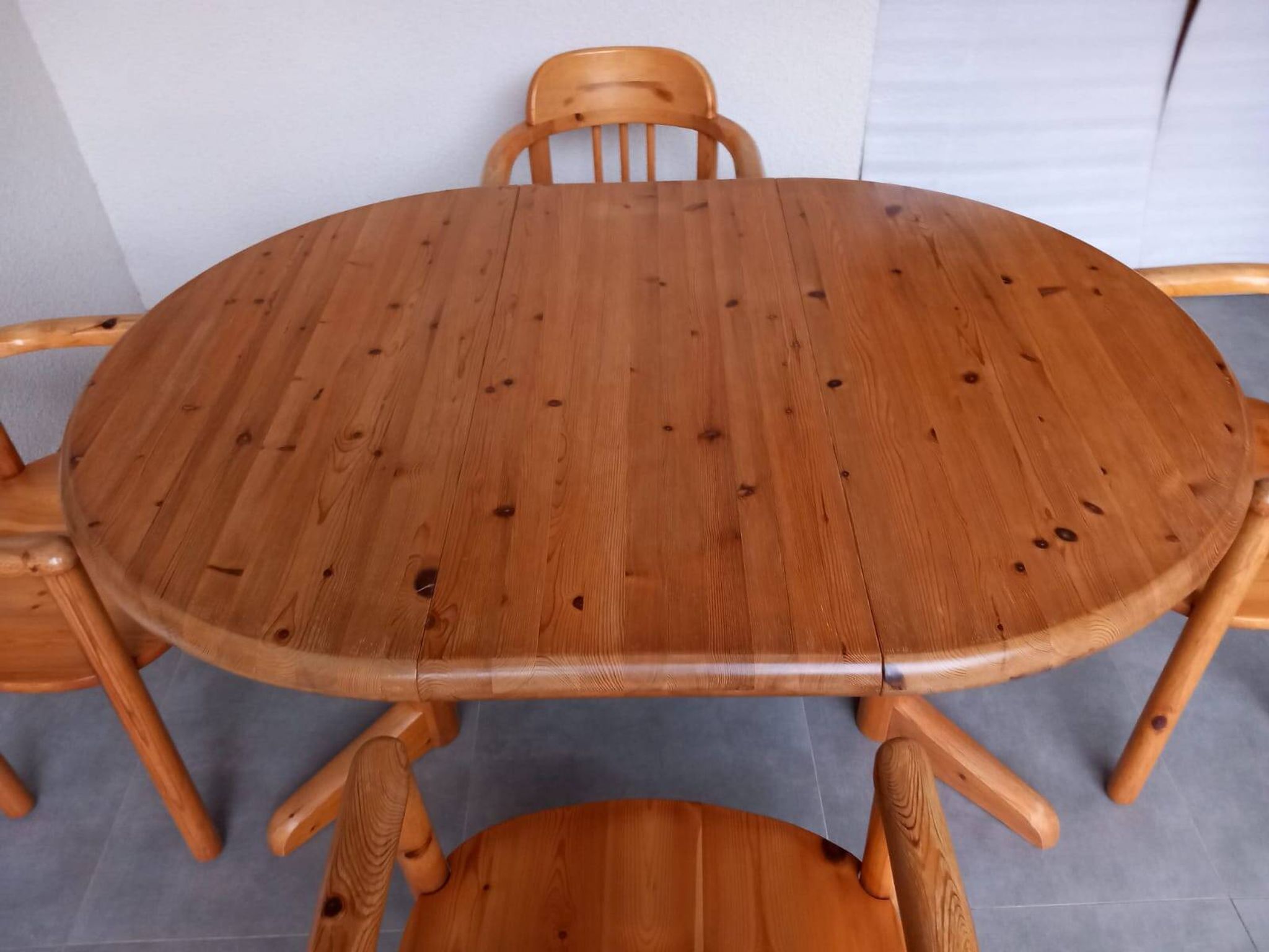 Table and chairs Denmark 1980s