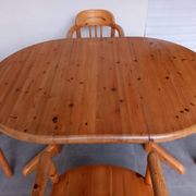 Table and chairs Denmark 1980s
