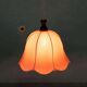 Suspension tulipe scandinave vintage rose