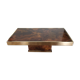 Table basse laiton années 70