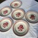 Set 6 plates Gien France Claire