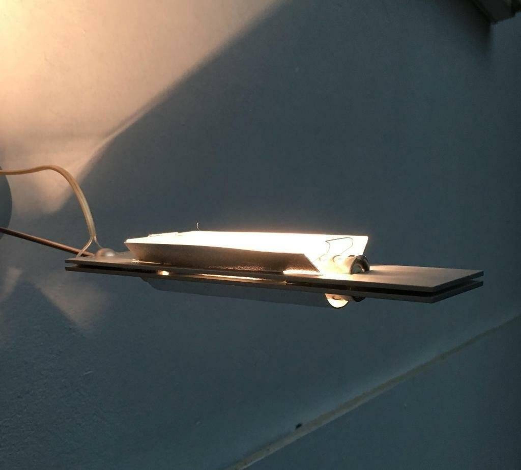 German postmodern wall lamps Wandering Finger by Ingo Maurer for M Design, 1990s, set of 3