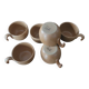 Set de 6 tasses grès de France