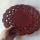 Saint Clément ceramic plate bowl barbotine fruit bowl
