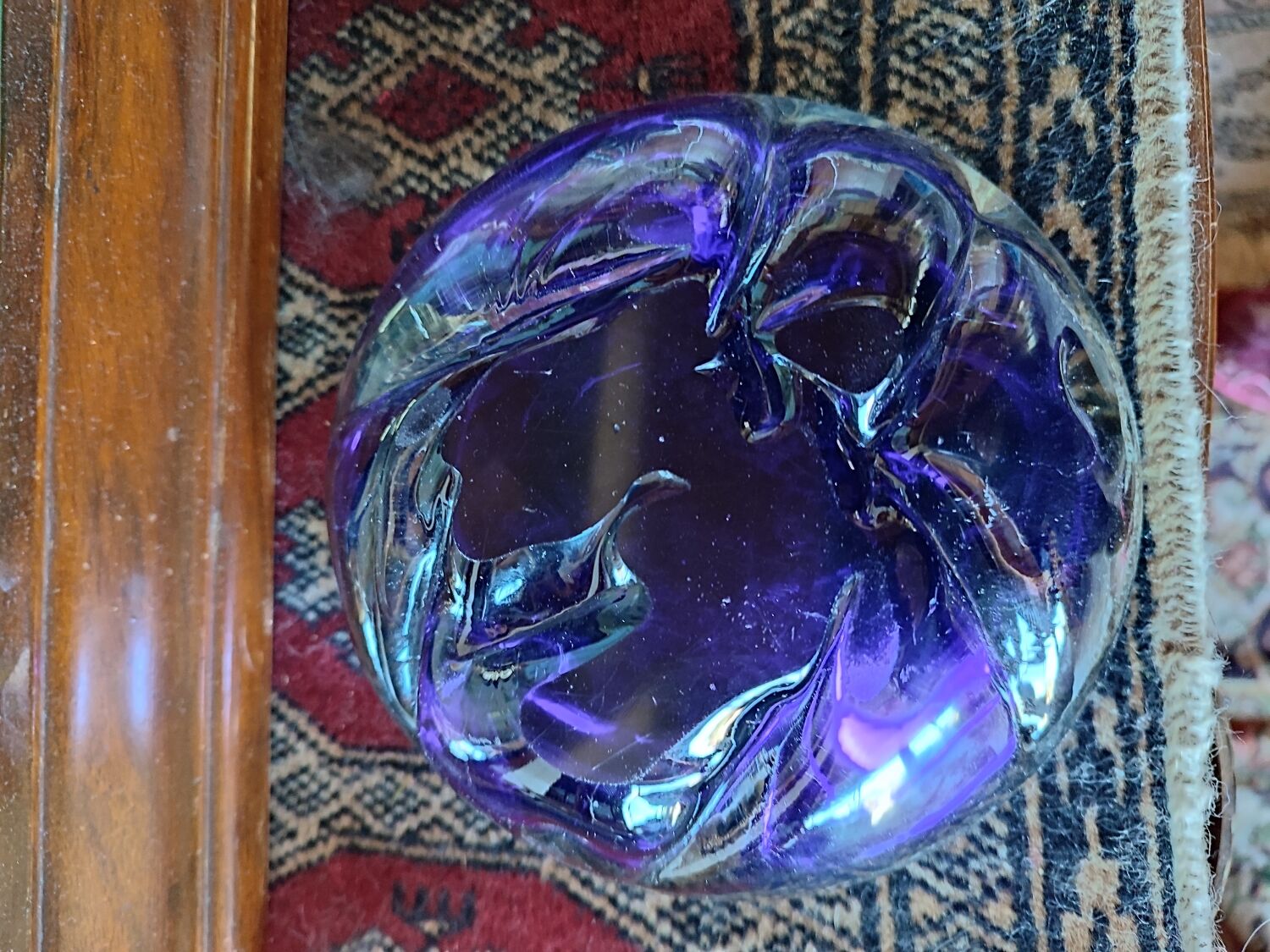 Vintage 70s Murano Sommerso empty pocket