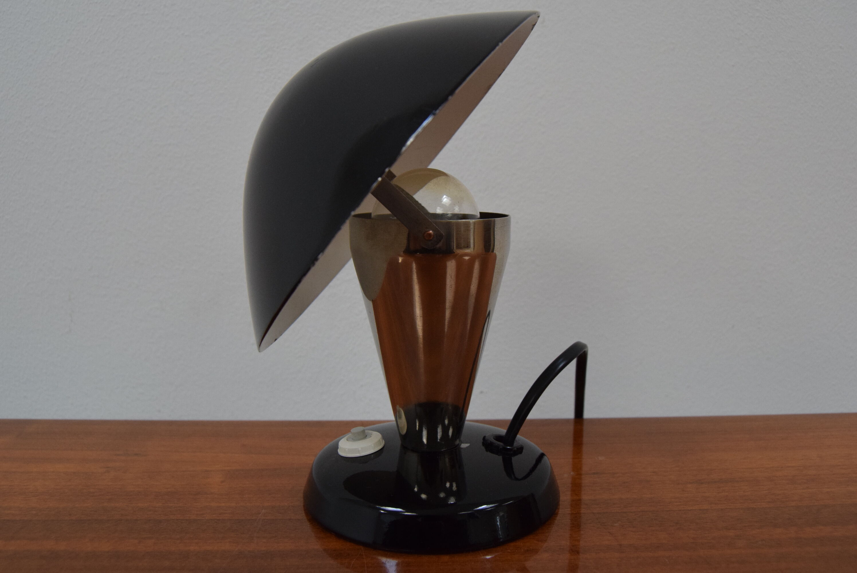 Lampe de table Bauhaus, années 1930.