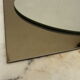 Heavy 2 tone Italian glass mirror