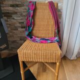 Rattan and wicker chair
