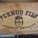 Pernod Fils wooden crate