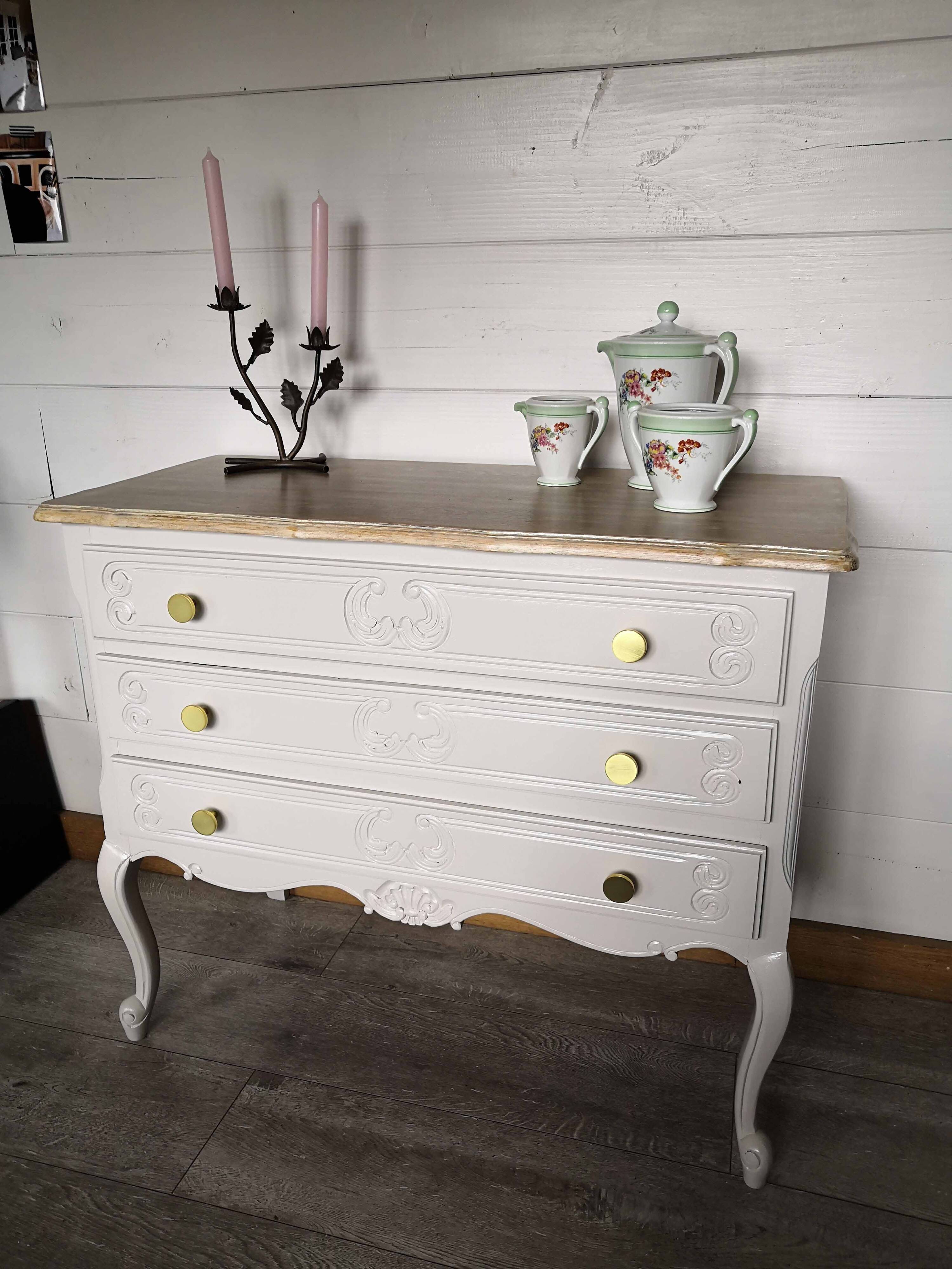 renovated vintage chest of drawers