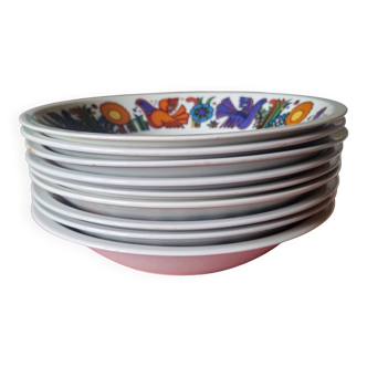 Deep plates model "Acapulco" by Villeroy & Boch