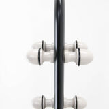 Portemanteau design en bois et marbre Italie années 1970