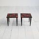 Side tables with mosaic top, Japan 1960s