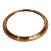 Vintage round mirror tray