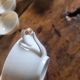 5 porcelain cups from Limoges – A. Lanternier & Cie – gold decoration