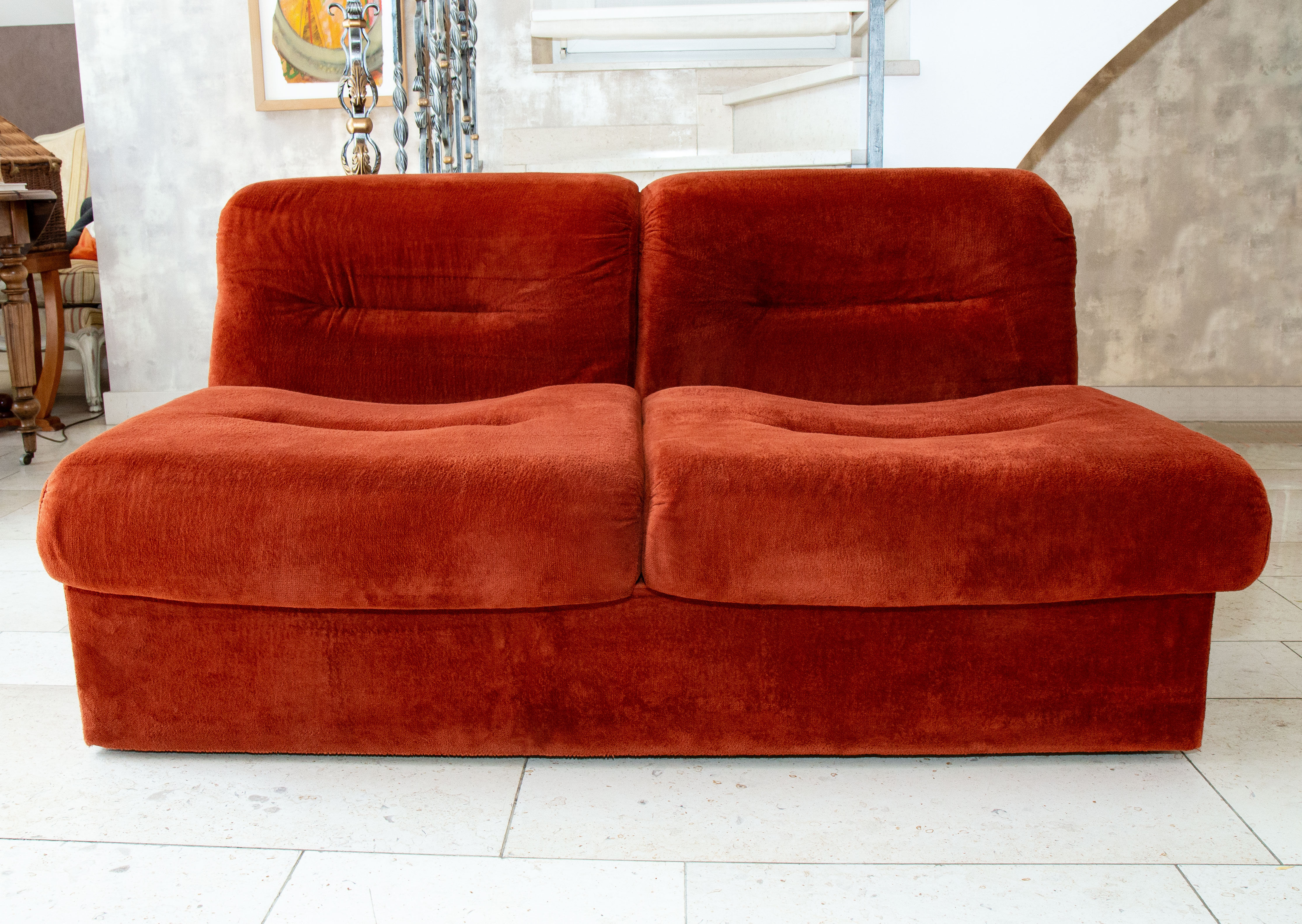 Double convertible heater sofa 1970