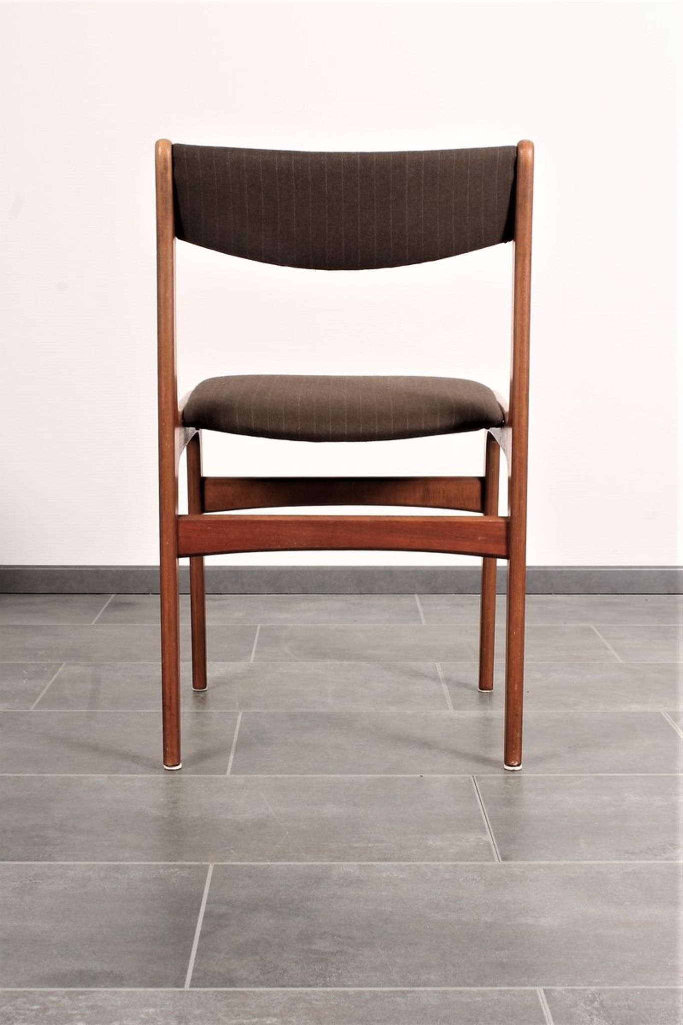 Set de 4 chaises de salle à manger en teck par Erik Buch pour Anderstrup 1950s