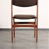 Set of 4 teak dining chairs by Erik Buch for Anderstrup 1950s
