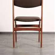 Set de 4 chaises de salle à manger en teck par Erik Buch pour Anderstrup 1950s