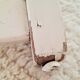 Old white wood deck chair Triconfort