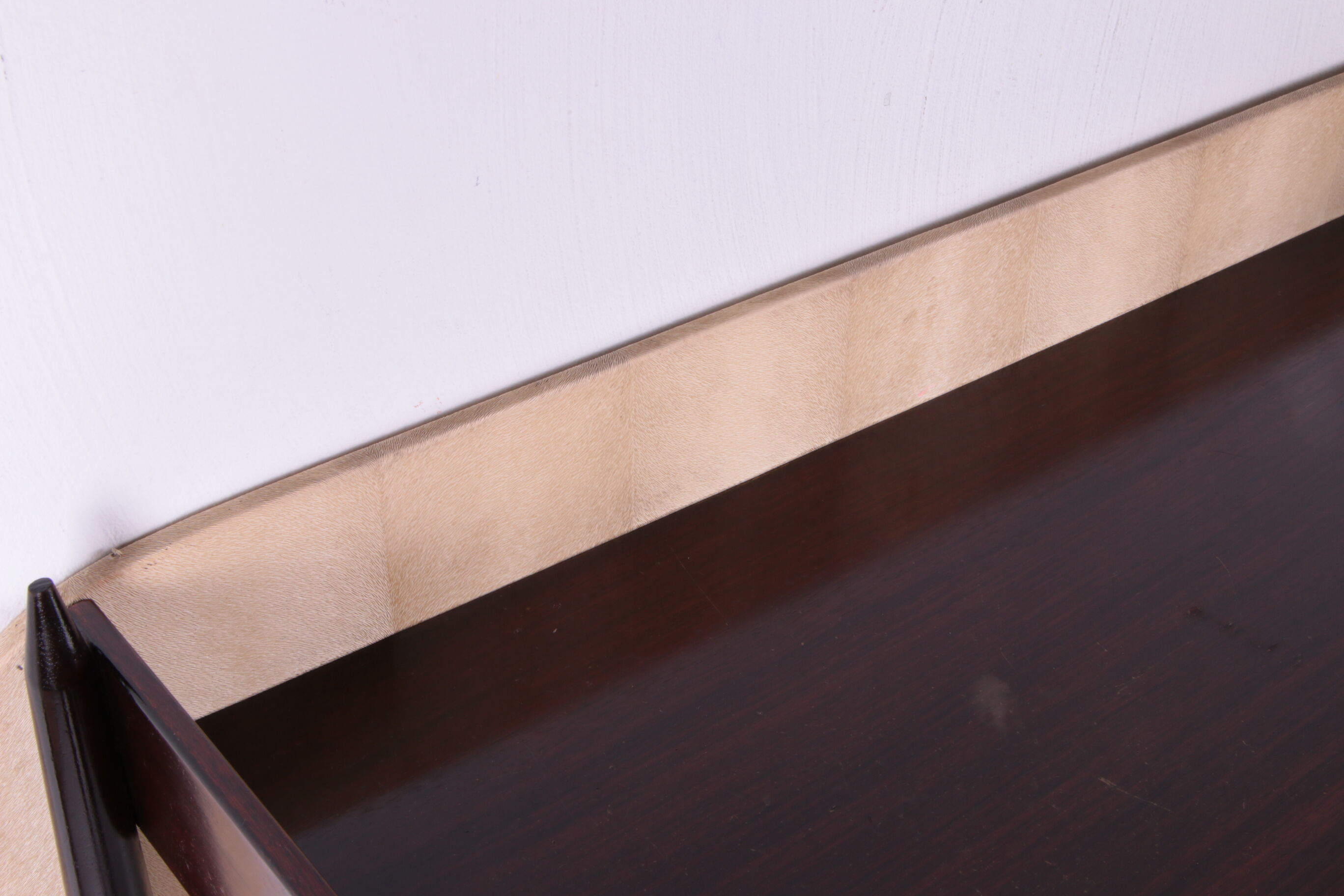 Ico Parisi Wall unit with mirror and stool 1950 Italy