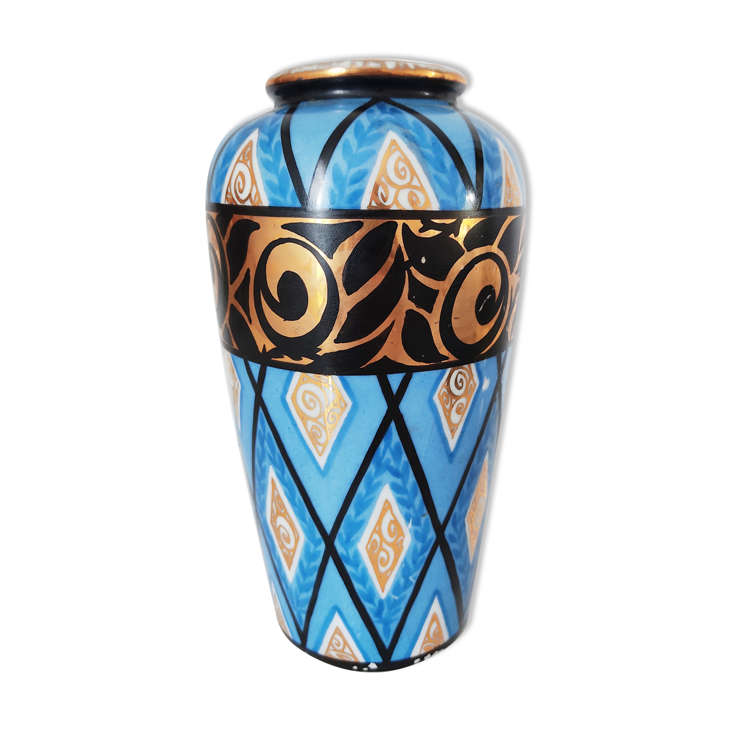 Art Deco vase signed Petit 1928