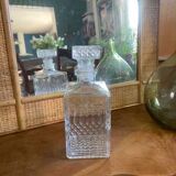 Carafe à whisky en verre taillé
