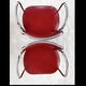 Set 4 mid century dining chairs