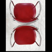 Ensemble de 4 chaises de salle à manger des années 50.