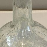 Bubbled glass soliflore vase