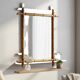 Bamboo mirror 52*65 cm