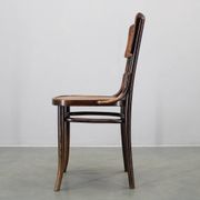 Pair of Thonet Art Nouveau bentwood chairs, Czechoslovakia, 1920s