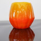 Art glass candleholder by Göte Augustsson Ruda Glasbruk