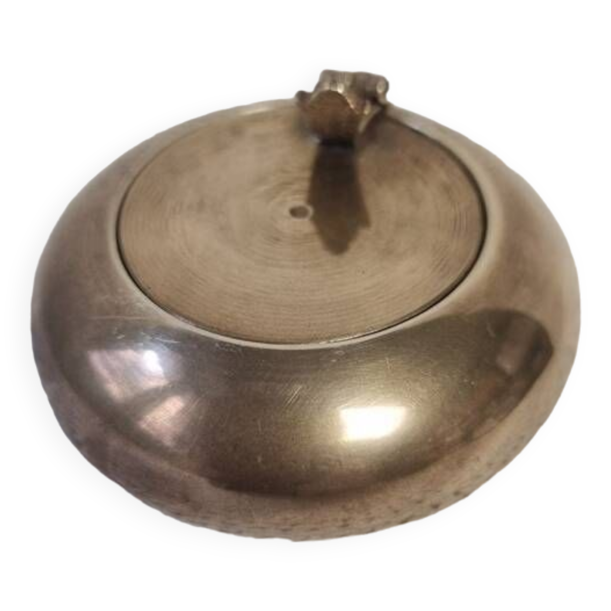 Small brass ashtray
