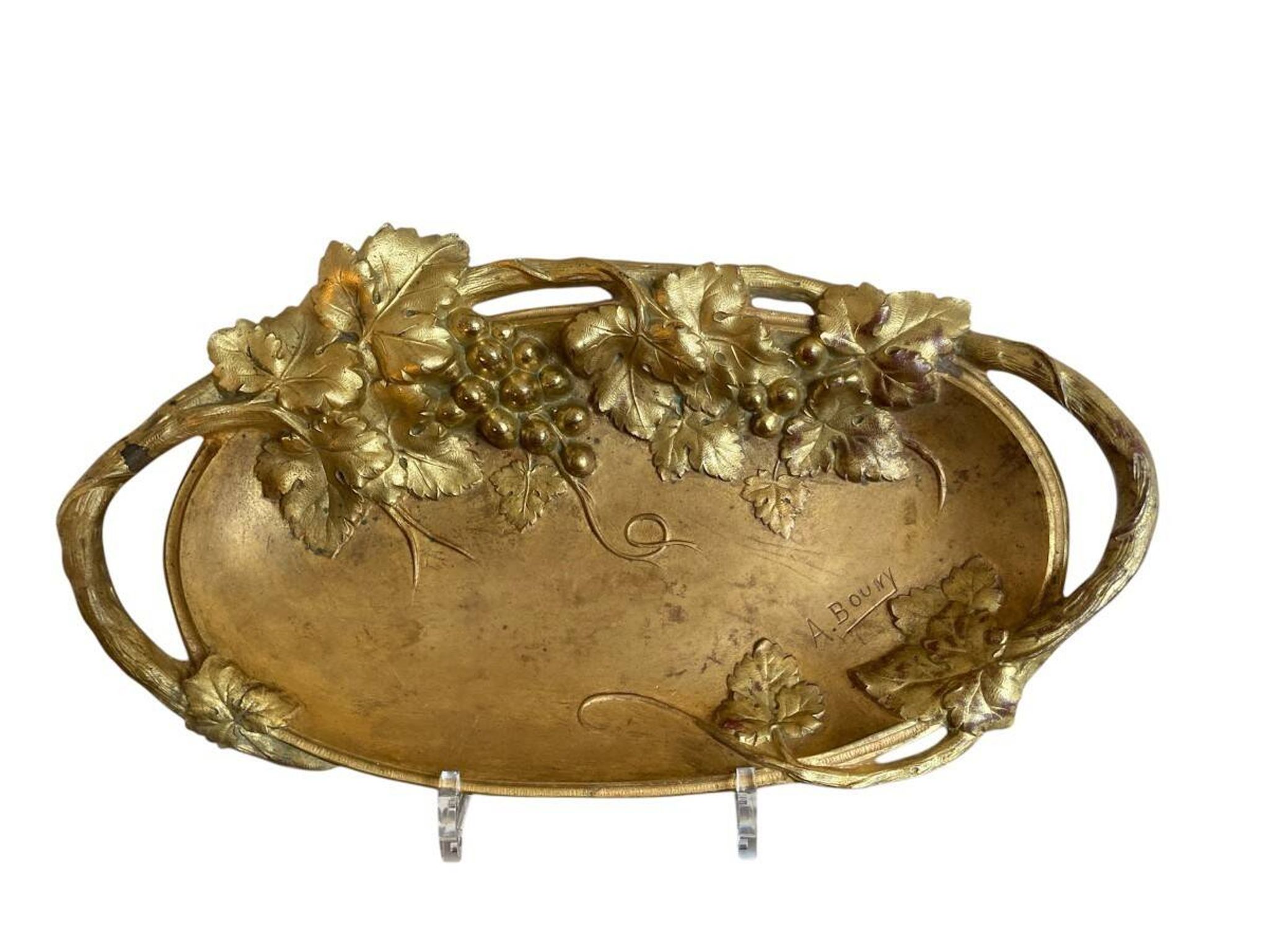 Bronze-gilt vide poche, A. BOUNY, Art Nouveau
