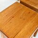 Set of 4 pine wood stools by Charlotte Perriand for Les Arcs 1800