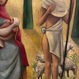 Orientalist painting signed Sergeff, 20th century