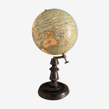 Globe terrestre J. Forest XIXème, Napoléon III