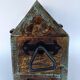 Neoghotic box carved wood inspiration renaissance xx eme polychrome