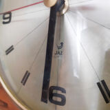 Vintage Jaz clock in formica and brass