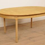Vintage Oval Dining Table | Oak | Extendable | 3 Extension Leaves