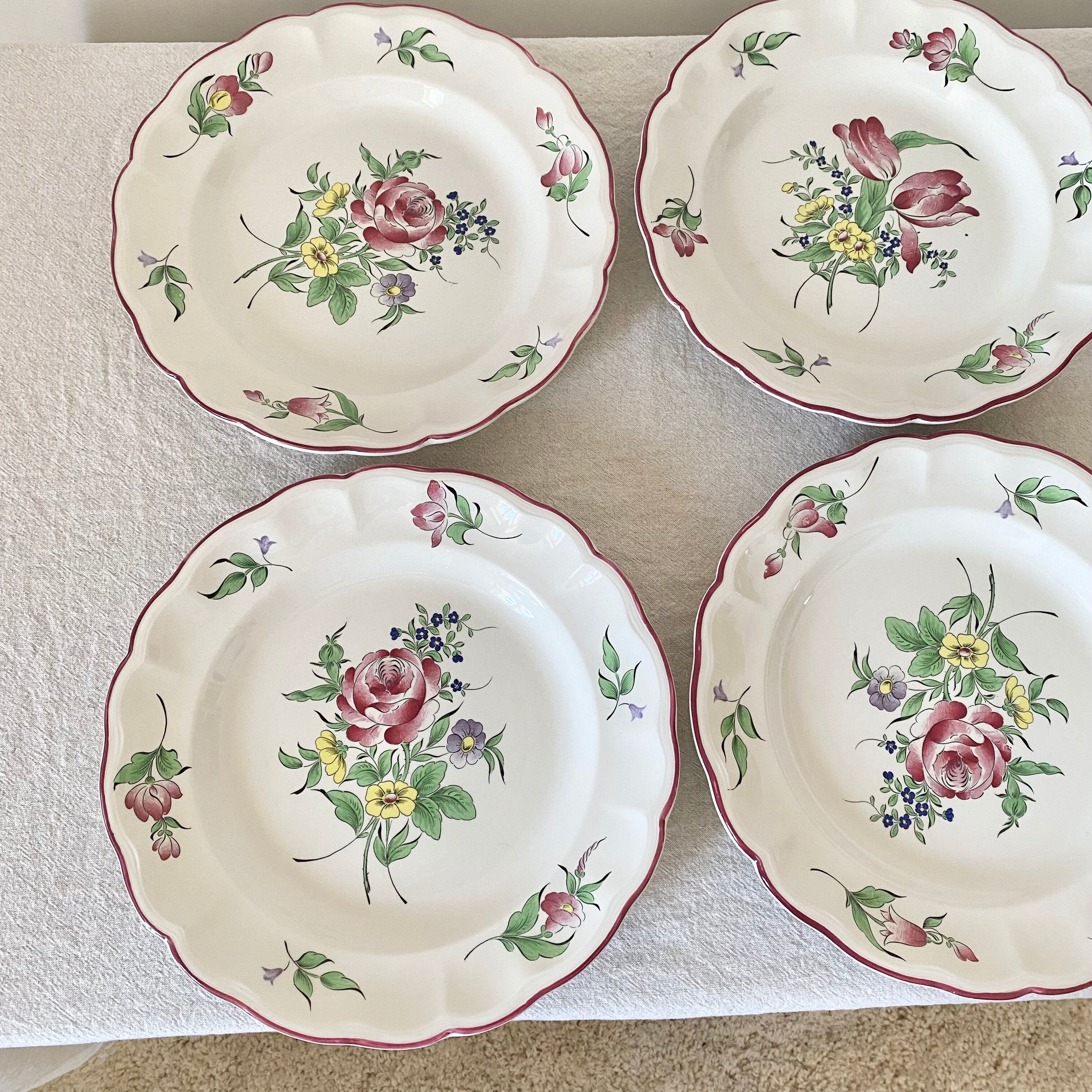 Presentation plates Lunéville (Lamppost)