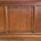 Double-sided walnut counter desk 1900